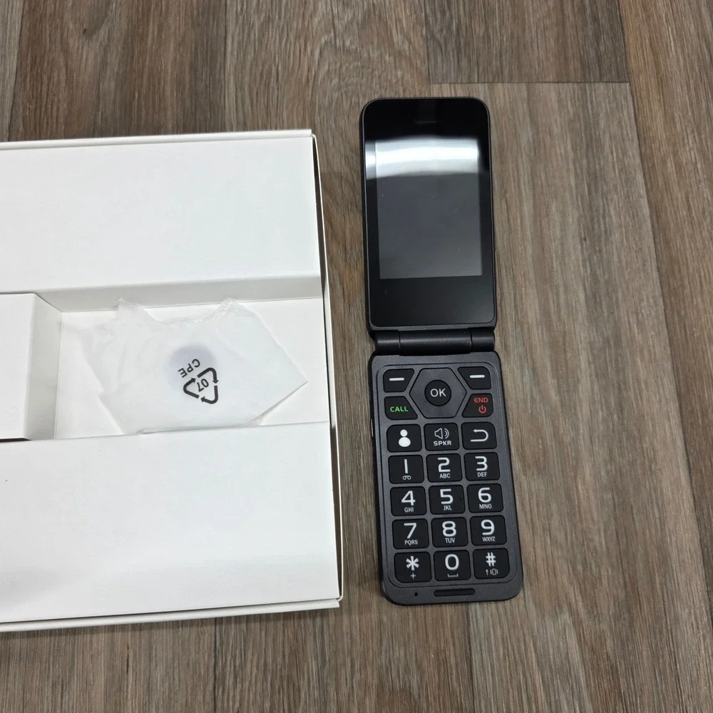 Summit Flip 4G LTE Locked to Boost Mobile Black Dual 2.8 Display 5MP Camera